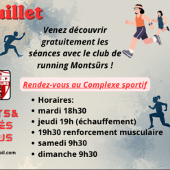 Venez découvrir les séances de running gratuitement en juin et juillet
